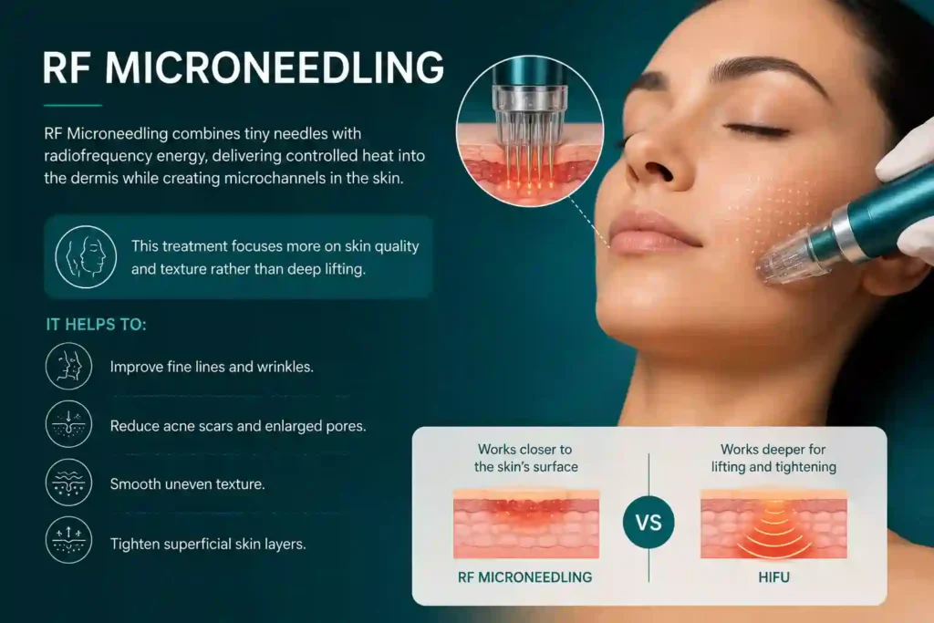 What Does RF Microneedling Do That HIFU Alone Cannot Buckingham