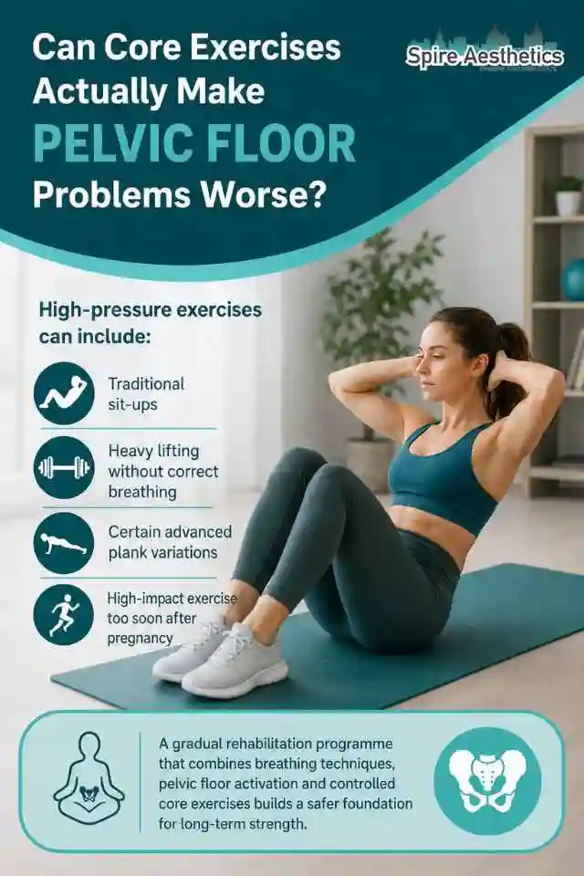 Can Strengthening Your Core Alone Actually Make Pelvic Floor Problems Worse Buckingham?